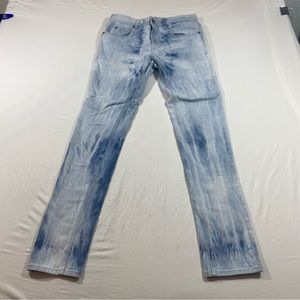 Rogue Acid Wash Skinny Jeans High Rise 30-32 White and blue Women’s skin…